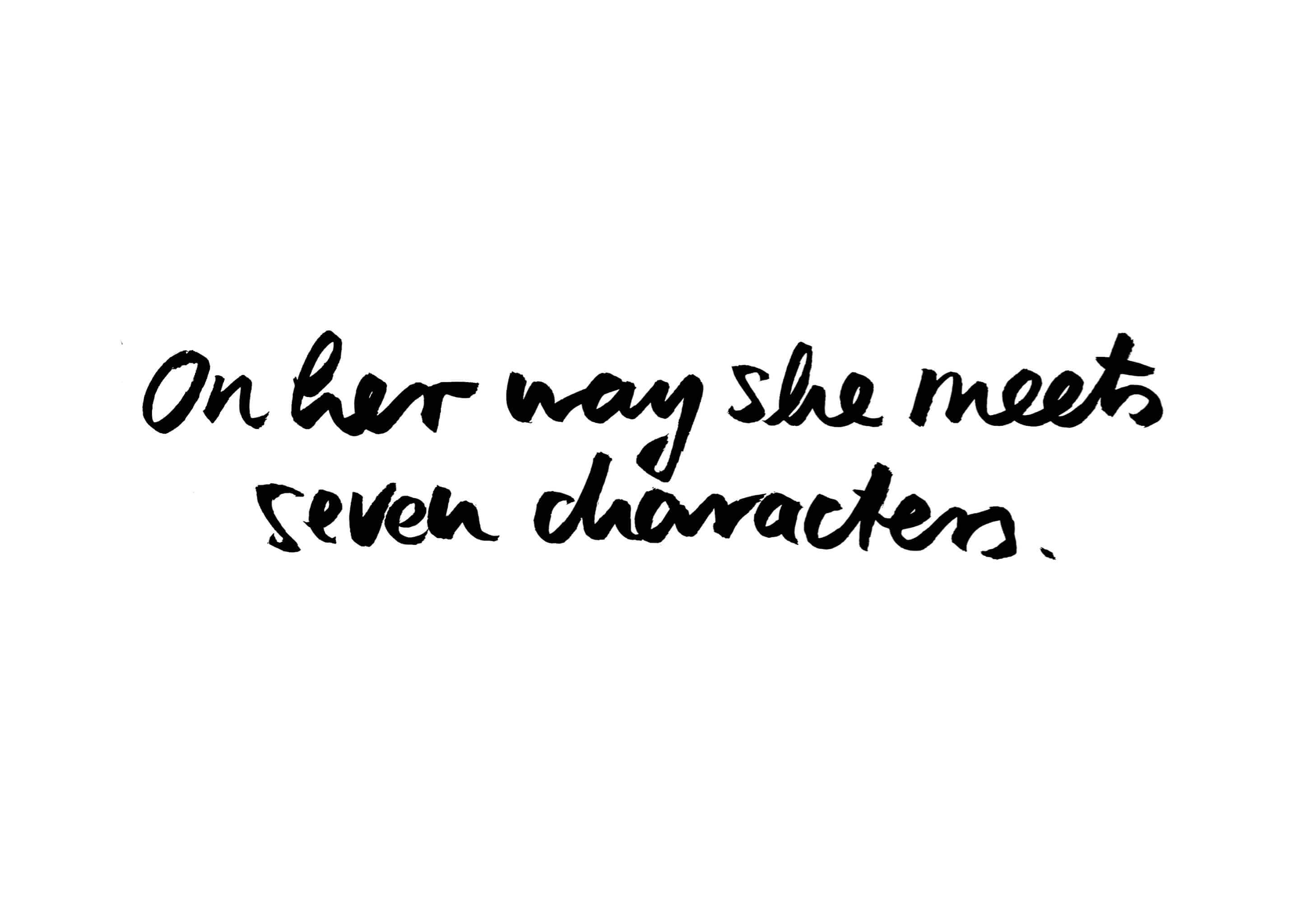 Handwritten text slide
