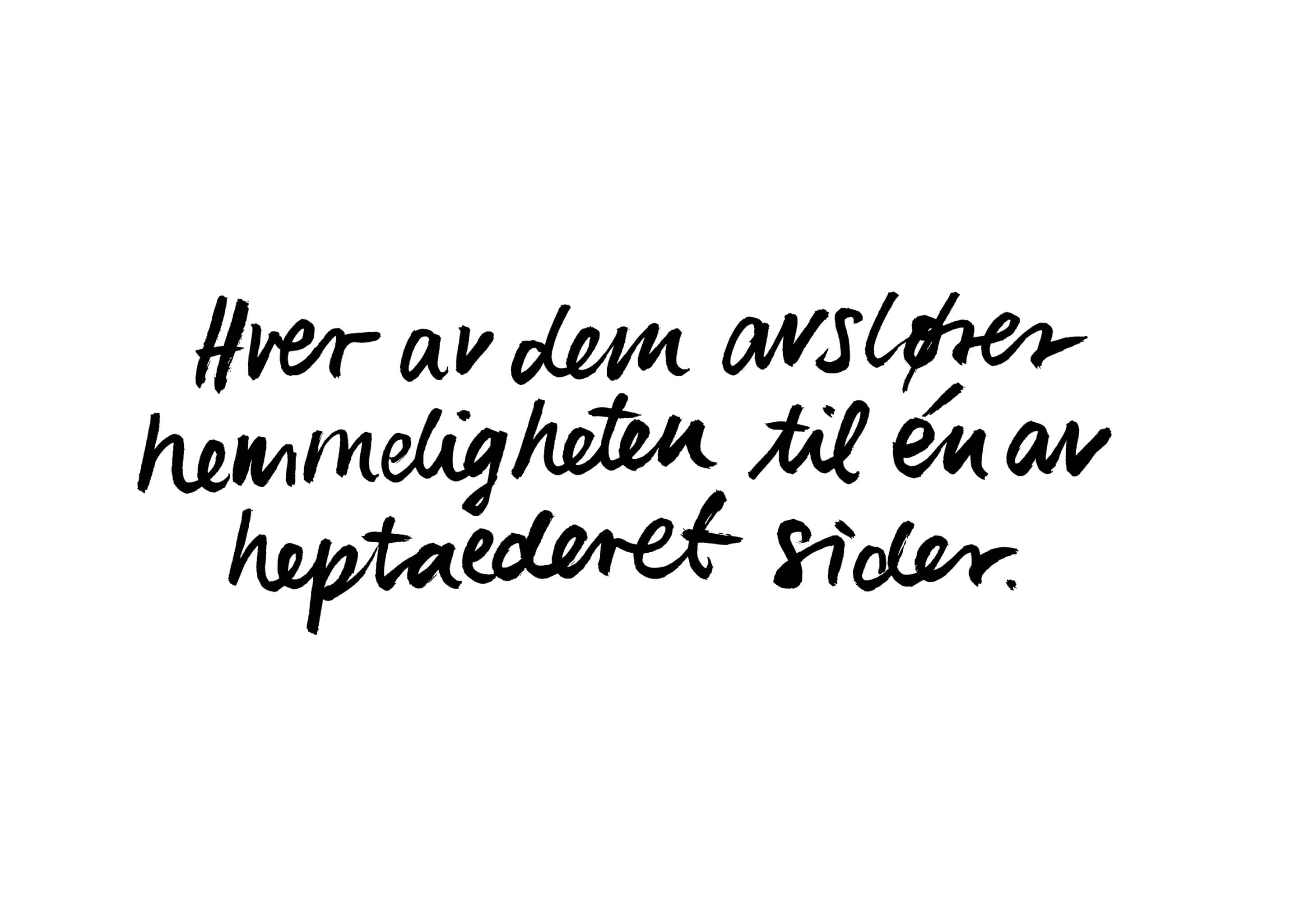 Handwritten text slide