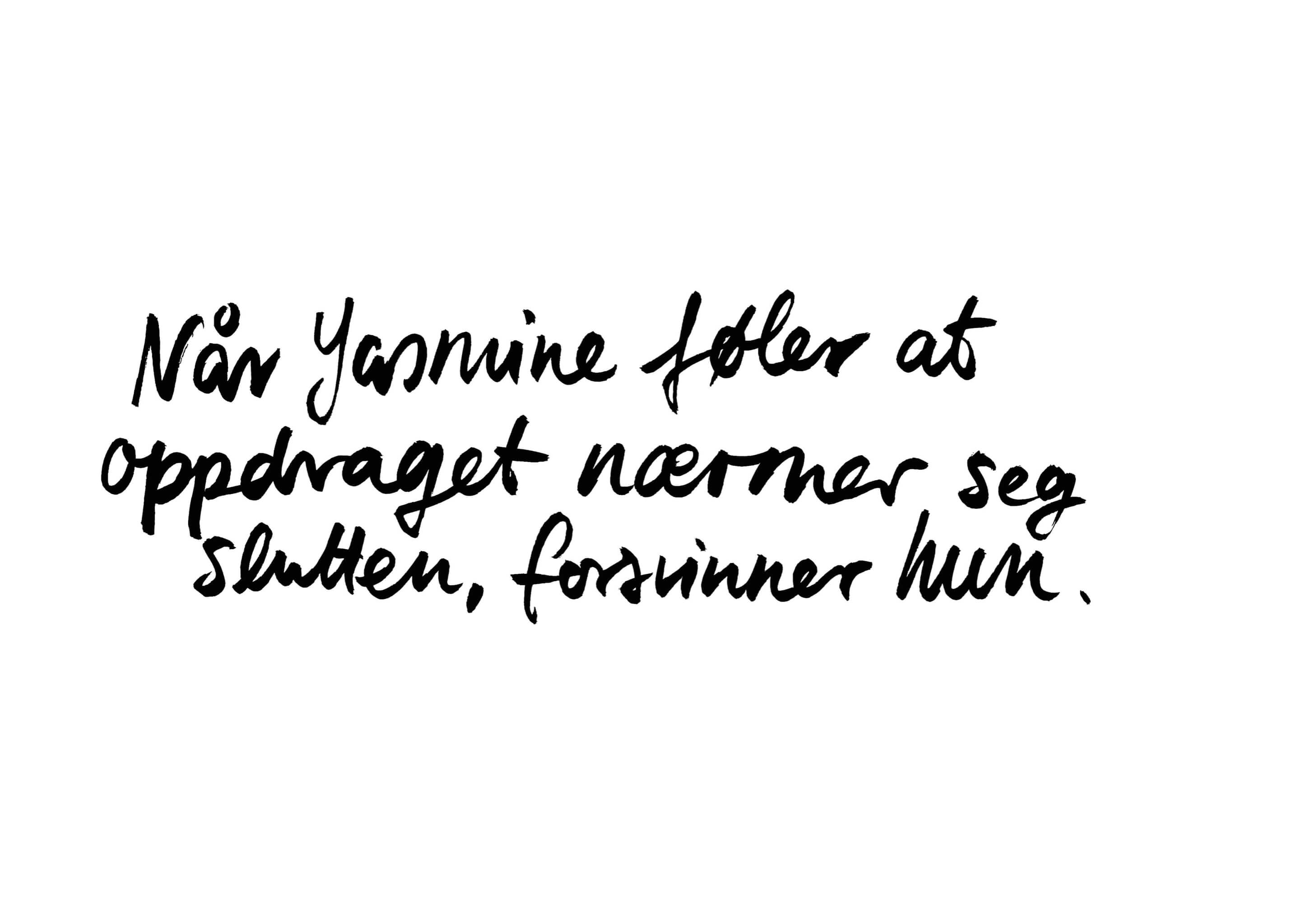 Handwritten text slide